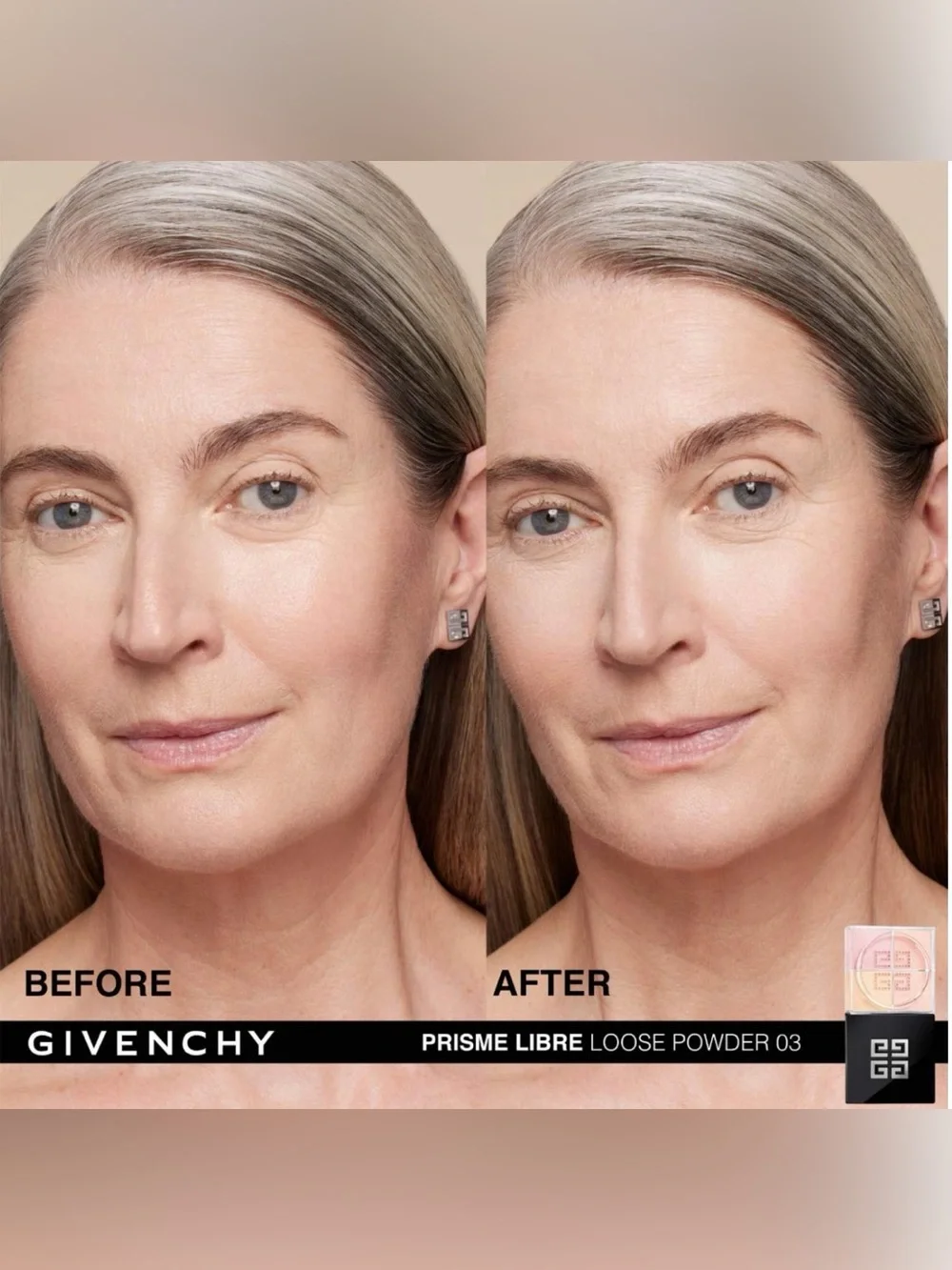 Givenchy Prisme Libre Mini Loose Color Correcting Powder Shade 3 Voile Rose New!